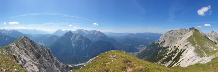 Panorama von der Brunnsteinspitze